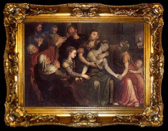 framed  Bernaert de Ryckere The Death of Lucretia, ta009-2